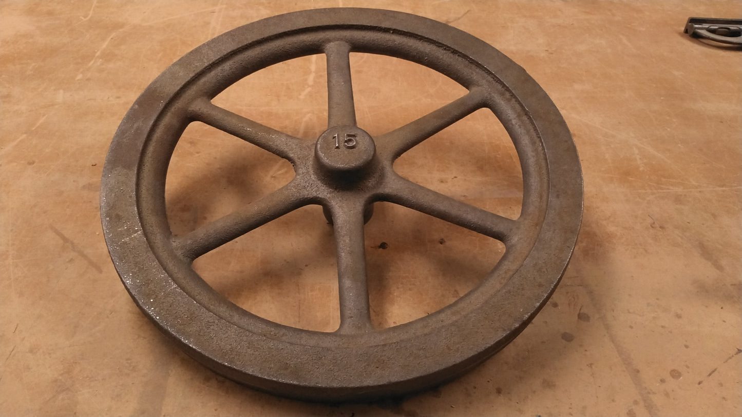 15" Flywheel 6-Spoke Straight (Special Order Item)