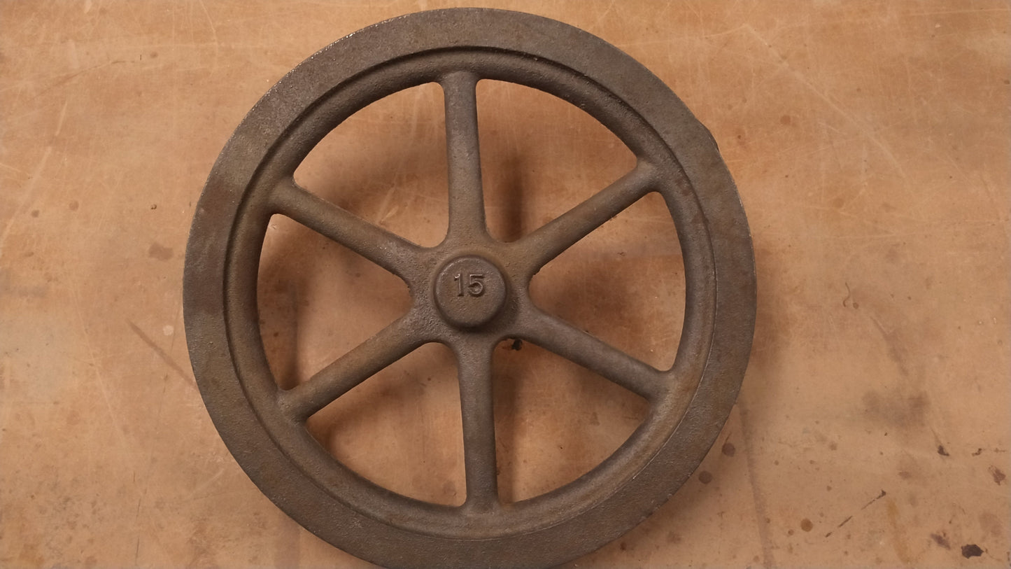 15" Flywheel 6-Spoke Straight (Special Order Item)