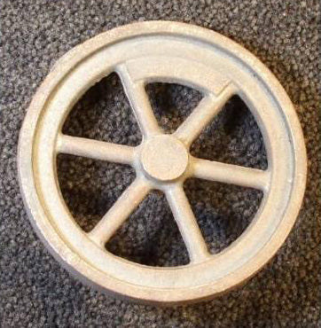 4½" Flywheel 6-Spoke Straight Counterweight Gade