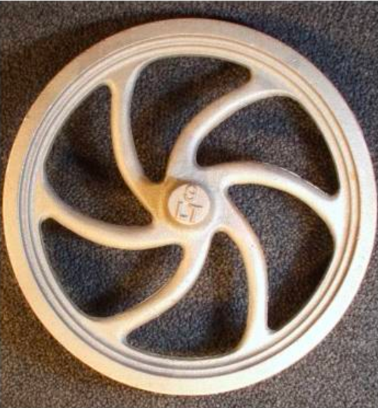 9" Flywheel 6-Spoke Curved Lightweight